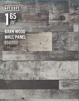 Canac Barn Wood Wall Panel offer