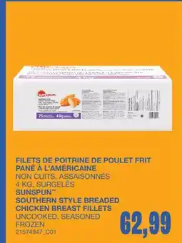 Wholesale Club FILETS DE POITRINE DE POULET FRIT PANÉ À L'AMÉRICAINE offer