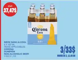 Wholesale Club BIÈRE SANS ALCOOL offer