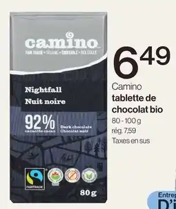 Avril Tablette de chocolat bio offer