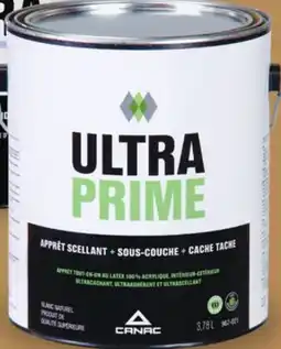 Canac UltraPrime 100% Acrylic Latex Primer-Sealer & Undercoat Interior and Exterior offer