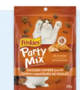 Walmart Friskies Party Mix 170 g or Lit' Lickables 4 x 14 g cat treats offer