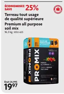 Home Hardware Premium all purpose soil mix offer