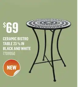 Canac Ceramic Bistro Table 235/8in offer