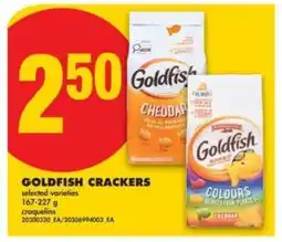 No Frills Goldfish Crackers offer