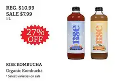 The Big Carrot RISE KOMBUCHA Organic Kombucha offer