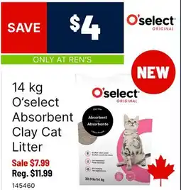 Ren’s Pets Depot O'select Absorbent Clay Cat Litter offer