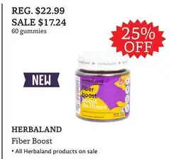 The Big Carrot HERBALAND Fiber Boost offer