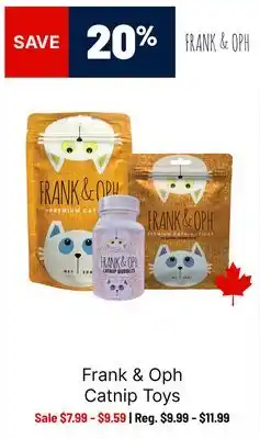 Ren’s Pets Depot Frank & Oph Catnip Toys offer