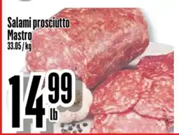 Bonanza Salami prosciutto Mastro offer