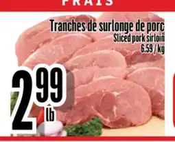 Bonanza Tranches de surlonge de porc offer
