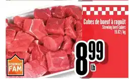 Bonanza Cubes de bœuf à ragout offer