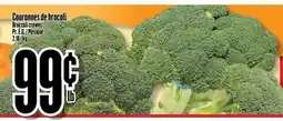 Bonanza Broccoli crowns offer