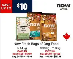 Ren’s Pets Depot Now Fresh Bags of Dog Food offer
