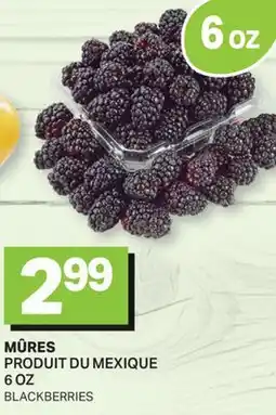 L'Intermarché MÛRES | BLACKBERRIES, 6 oz offer