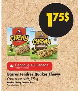 L'Intermarché BARRES TENDRES CHEWY | CHEWY GRANOLA BARS offer