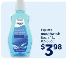Walmart Equate mouthwash offer