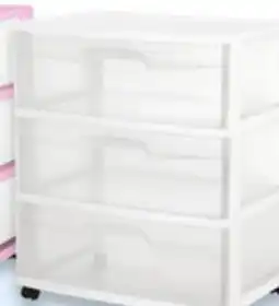 Walmart Sterlite 3-Drawer wide cart offer
