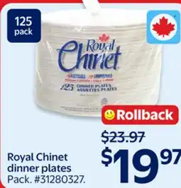 Walmart Royal Chinet dinner plates Pack offer