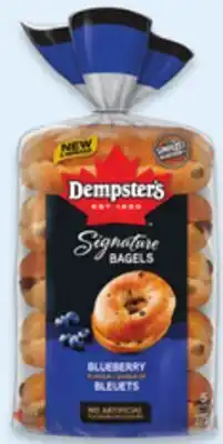 Walmart Dempster's core or premium bagels offer