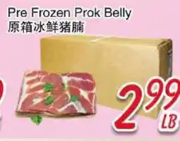 Foody Mart Pre Frozen Prok Belly offer
