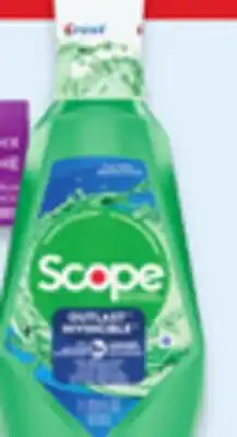 Walmart Crest Scope Outlast mouthwash 1 L or 3D White Advanced toothpaste 135 mL offer