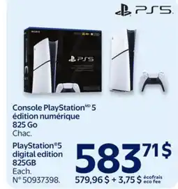 Walmart PlayStation 5 digital edition 825GB offer