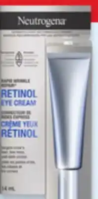 Walmart Neutrogena Rapid Wrinkle Repair eye cream offer