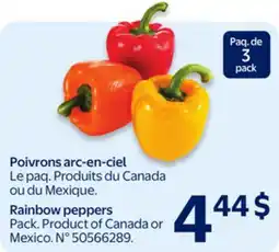 Walmart Rainbow peppers offer