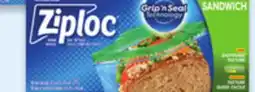 Walmart Ziploc snack, sandwich or freezer bags offer