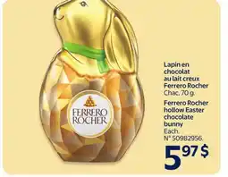 Walmart Ferrero Rocher hollow Easter chocolate bunny offer