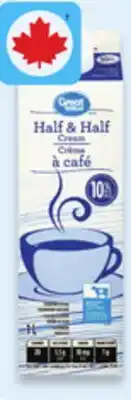 Walmart Great Value 10% cream offer