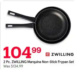 Kitchen Stuff Plus 2 Pc. ZWILLING Marquina Non-Stick Frypan Set offer