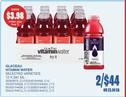 Wholesale Club VITAMIN WATER offer