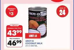 Wholesale Club COCONUT MILK offer