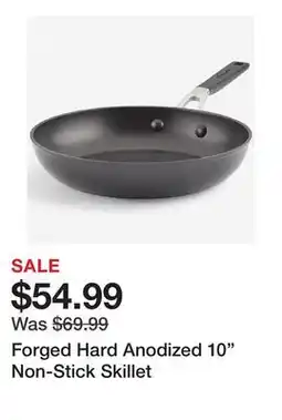 TSC Stores Forged Hard Anodized 10 Non-Stick Skillet offer