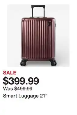 TSC Stores Smart Luggage 21 offer