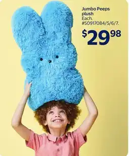 Walmart Jumbo Peeps plush offer