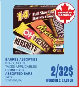 Wholesale Club BARRES ASSORTIES, 674 G, 14 UN offer