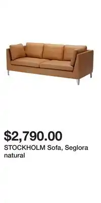 IKEA STOCKHOLM Sofa, Seglora natural offer