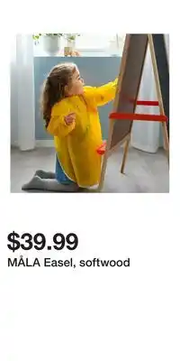 IKEA MÅLA Easel, softwood offer