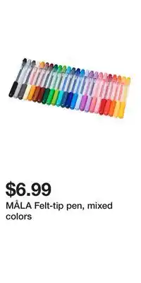 IKEA MÅLA Felt-tip pen, mixed colors offer