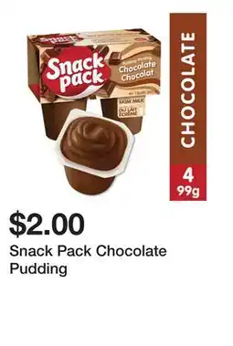 Dollarama Snack Pack Chocolate Pudding offer