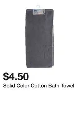 Dollarama Solid Color Cotton Bath Towel offer