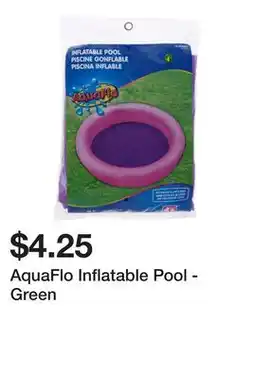 Dollarama AquaFlo Inflatable Pool - Green offer