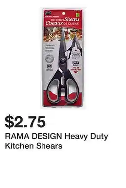 Dollarama RAMA DESIGN Heavy Duty Kitchen Shears offer