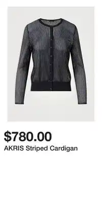 Holt Renfrew AKRIS Striped Cardigan offer