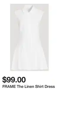Holt Renfrew FRAME The Linen Shirt Dress offer