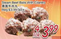 Foody Mart Steam Beef Balls With Cilantro offer