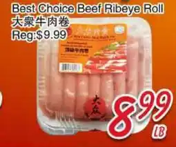 Foody Mart Best Choice Beef Ribeye Roll offer